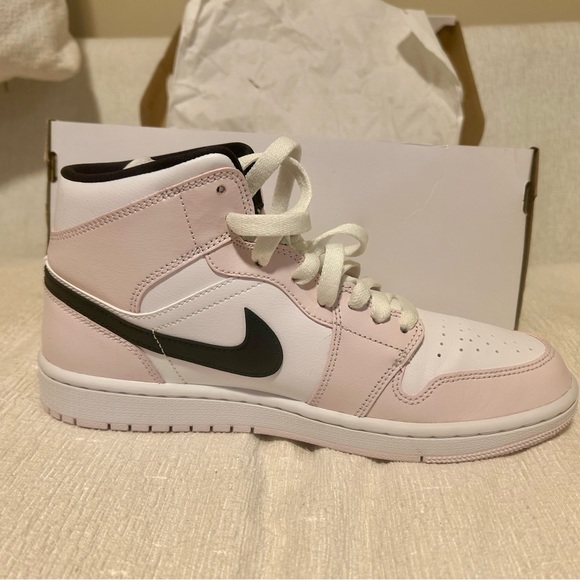Nike Shoes - Women’s Nike Air Jordans 1 Mid - Barely Rose
